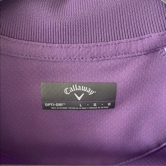Callaway Women's Purple Golf‎ Polo Shirt Large - Picture 3 of 6